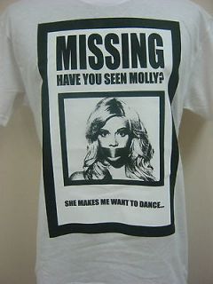 MENS T SHIRT MISSING MOLLY SHE MAKES ME WANT TO DANCE DRUGS S XL 2X 