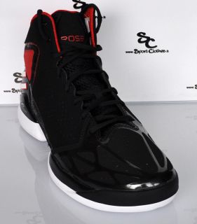 Adidas Rose 773 mens basketball shoes black red adizero bulls NEW