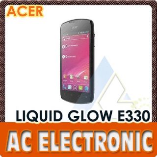 Acer Liquid Glow E330 Unlocked Mobile Phone Black + 1 Year Warranty