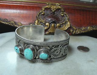 mens sterling silver bracelet in Vintage & Antique Jewelry