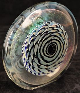 Robert Eickholt Art Glass Paperweight Dated 1986