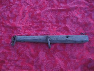 Antique Primitive Wood Wagon Horse Farm Tool Drawn Cast Iron
