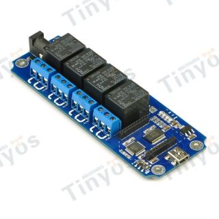Channel USB/Wireless Relay Module  TOSR04(Xbee, Bluetooth and WIFI 