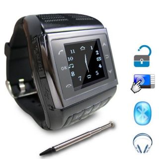 Watch Mobile Phone Touch Screen Bluetooth Earphone 1GB