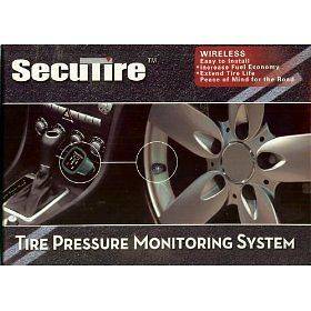 SecuTire Wireless 4 Tire Pressure Monitoring System Alarm 70 psi