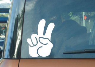 inch Peace Sign Hand Hawaiian   Hawaii Car Laptop Vinyl Decal Window 