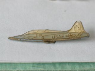   Aircraft Lapel Pin Vintage US Air Force T 38 Airplane Enamel Pin