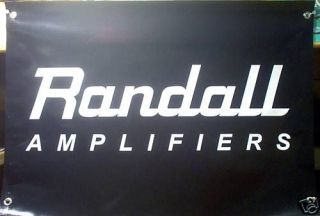 RANDALL AMPLIFIERS   LARGE 3 X 2 BANNER   NICE 