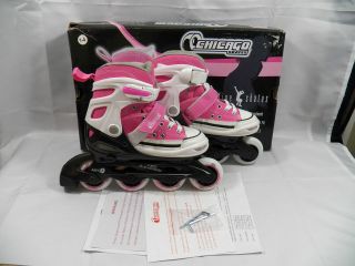  Skates In Line Skates Pink Athletic Tennis Shoe Style Adjustable 