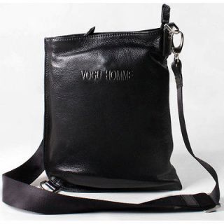  Mans Real Leather Messenger Bags Adjustable Strap Shoulder Bag AR56