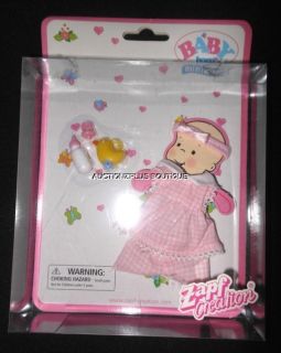 NEW BABY BORN MINIWORLD DOLL ZAPF CREATIONS CLOTHES OUTFIT ACCESSORIES 