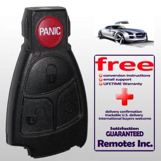   MERCEDES BENZ MB REPLACEMENT KEYLESS REMOTE KEY SHELL CASE FOR REPAIR