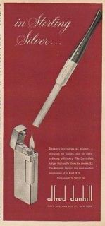 1947 Alfred Dunhill Rollalite Lighter Denicotea Tip Ad