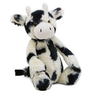 Jellycat Medium Bashful Cow Calf 12 Plush Stuffed Animal