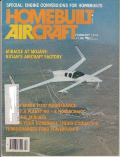 Homebuilt Aircraft Magazine (February 1979)TO 3 Turbocharger /Corvair 