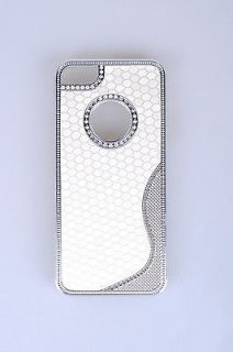   Hot sale Wholesale Luxury S Style Hard Cover Case For iPhone 5 White