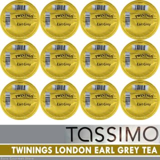 TASSIMO T Discs  TWININGS of London Earl Grey TEA  6 24 Capsules