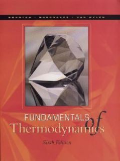 Fundamentals of Thermodynamics by Richard E. Sonntag, Gordon J. Van 