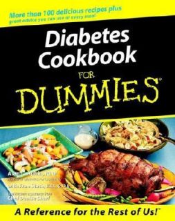 Diabetes Cookbook for Dummies by Alan Rubin 2000, Paperback