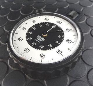Vintage Heuer 1/100 minute (decimal) Stopwatch Fly back return NOS Ref 