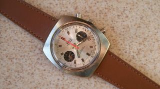 Renis wristwatch Chronograph cal Valjoux 7733 39,5 mm in diameter 