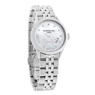 Raymond Weil Freelancer Ladies MOP Diamond Swiss Automatic Watch 2430 