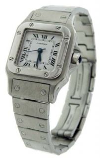   Ladies Santos de Cartier Stainless Steel Automatic 24mm Watch