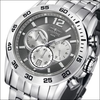 FIREFOX titan gray watch, bracelet, Ø´1.85 inch, model HOUND DOG 