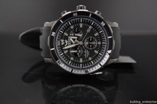 Mens Vostok Europe Anchar Chronograph Limited Edition Black + Extra 