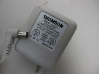   THOMSON 5 2431A AC ADAPTER 6.6W 12VDC 300mA SHIPS WITHIN 24 HRS