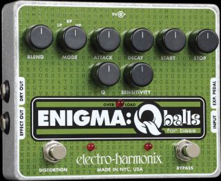 NEW Electro Harmonix Enigma Qballs for bass envelope filter FREE U.S 