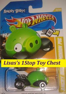Angry Birds Minion Pig 2012 Hotwheels NEW MODELS 33/50 VHTF in Stores