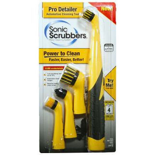   Pro Detailer Power Cleaning Kit + 4 Interchangeable Brushes   NEW