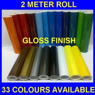 2M ROLL OF SELF ADHESIVE VINYL STICKY BACK PLASTIC, FOR SIGNMAKING 