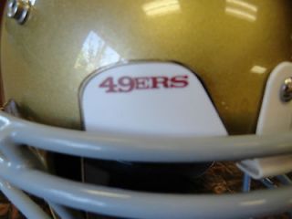 San Francisco 49ers Football Helmet Decals for an Oakley Visor