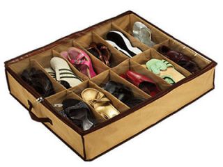   PAIRS OF SHOES   SHOE ORGANIZER CLOSET / UNDER BED STORAGE   AS ON TV