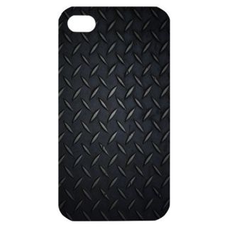   Diamond Plate Trucker Image in iPhone 4 or 4S Hard Plastic Case Cover