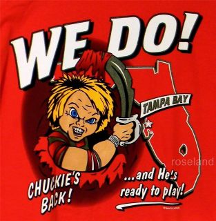   Graphic T Shirt Sz Large Tampa Bay Buccaneers Bucs Chuckie Jon Coach