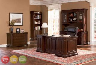 Cherry Valley Executive Desk Solid Wood Coaster 800564