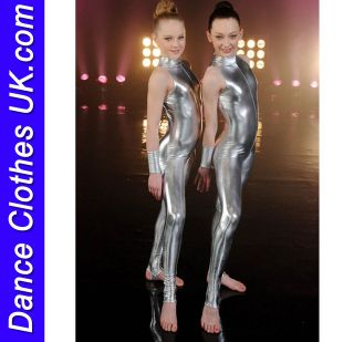   Metallic Spandex ~ Lycra Sleeveless CATSUIT ~ Clubbing or Dancewear