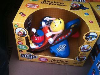 New M&Ms Dispenser Airplane Sound & Lights 2012 Release Vehicle 