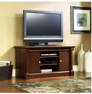 Cherry TV Stand Flat Screen 39 Inch Television Entertainment Center 