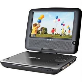 Coby TFDVD7309 7 Inch Portable DVD/CD/ Player with Swivel Screen 