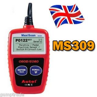   MaxiScan MS309 Car Diagnostic Code Reader tool OBDII EOBD Scanner