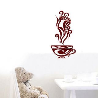 COFFEE CUP   Vinyl Wall Art Decal Sticker Mural Cafe
