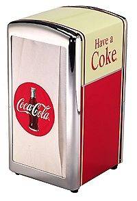 Coca  Cola Have A Coke Metal Napkin Holder Dispenser