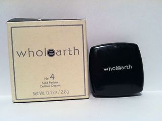 Danny Seo Wholearth No 4 Solid Perfume Certified Organic For Women 