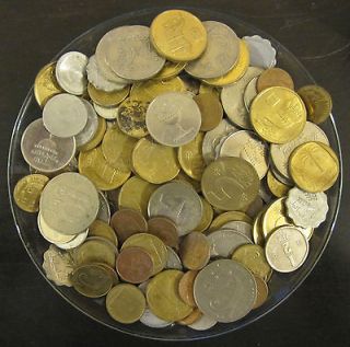 LOT OF 150 MIXED OLD ISRAEL COINS WORLDWIDE 