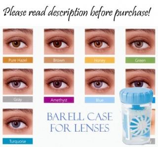Lens Cleaner for colored lenses   color lenses Barel Case Contact