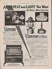 1929 COLEMAN LAMP LANTERN HEATER WICHITA GAS CAMP LIGHT
